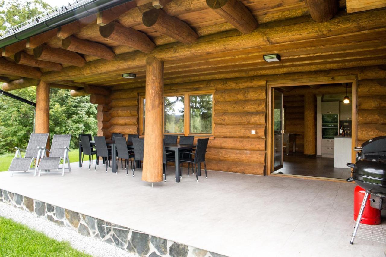 Villa Luxusní srub až 24 lůžek - Sruby-lipno Frymburk Exterior foto