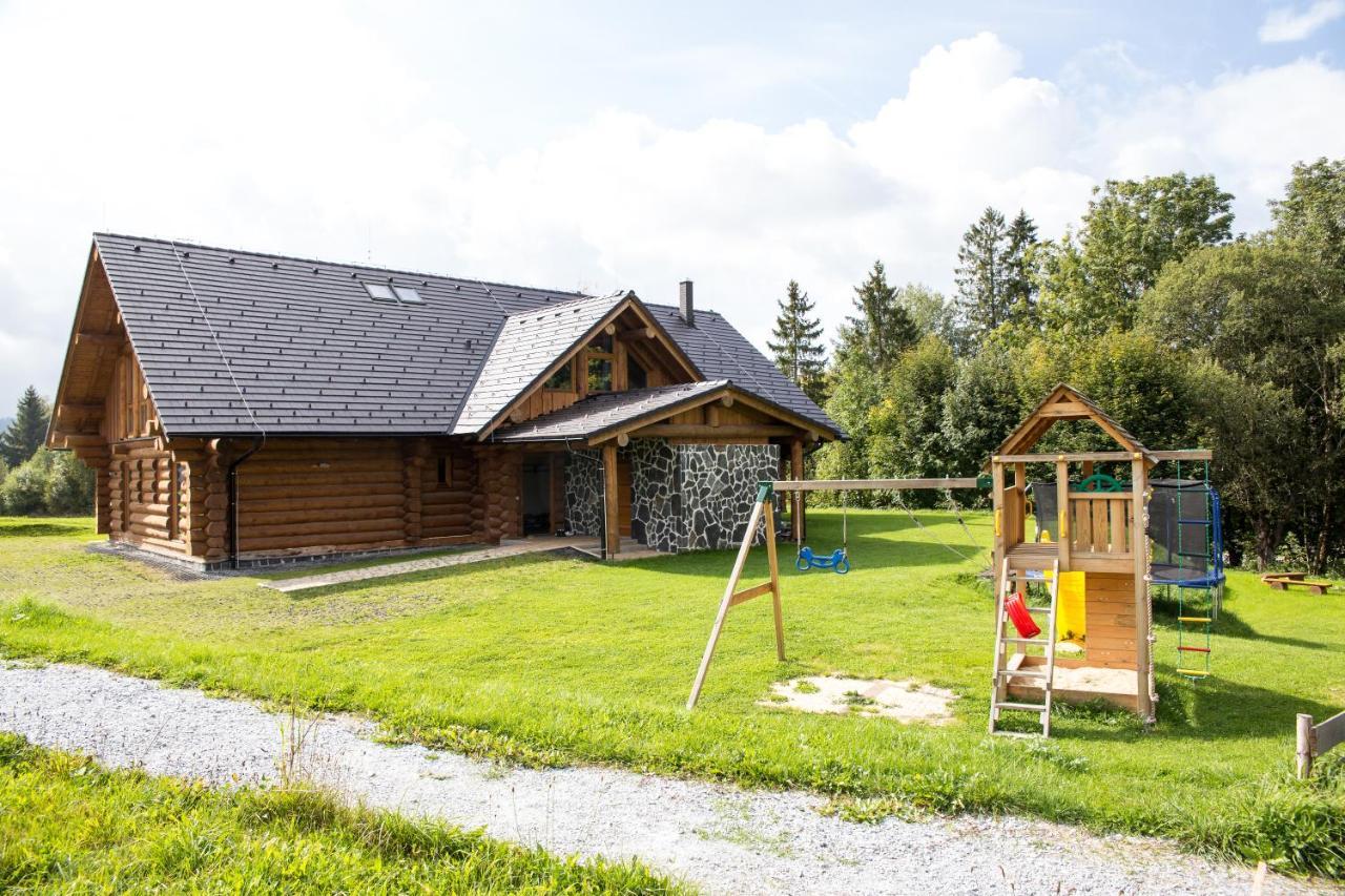 Villa Luxusní srub až 24 lůžek - Sruby-lipno Frymburk Exterior foto